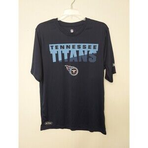 Tennessee Titans Football NFL Blue Logo T-Shirt Men's Short Sleeve Size Medium